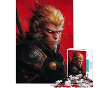 Puzzle per ragazzi da 1000 pezzi Guerriero Scimmia Dorata Giocattolo avvincente per coltivare la pazienza Gioco pratico Sfida difficile Regalo di compleanno (dimensioni 75x50cm)