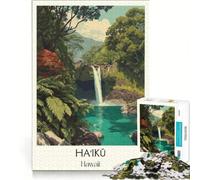 Puzzle per ragazzi da 1000 pezzi Haiku Maui, giocattolo fai da te, interazione genitore-figlio, compleanno e Natale 38x52cm