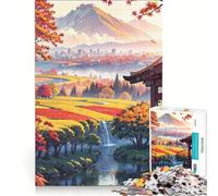 Puzzle per ragazzi da 1000 pezzi I colori dell'autunno antistress rilassante e stimolante per la mente compleanni e altre occasioni 50x75cm