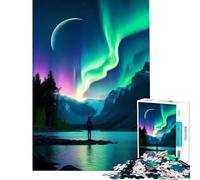 Puzzle per ragazzi da 1000 pezzi "I sospiri del Nord" gioco impossibile educativo sfida giocattolo regalo divertente adatto alle coppie (dimensioni 50x75cm)