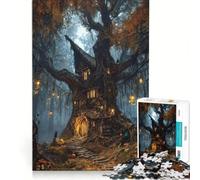Puzzle per ragazzi da 1000 pezzi: Il Bosco delle Streghe gioco rompicapo impegnativo da completare ideale come regalo per tutta la famiglia 38x52cm