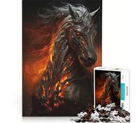 Puzzle per ragazzi da 1000 pezzi "Il cavallo di Satana" gioco impossibile divertente antistress ideale come regalo 50x75cm