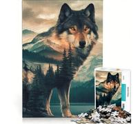 Puzzle per ragazzi da 1000 pezzi Il Dominio dei Lupi gioco impossibile sfida difficile compleanno e altre occasioni 50x75cm