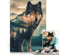 Puzzle per ragazzi da 1000 pezzi Il dominio dei lupi gioco impossibile sfida difficile compleanno e altre occasioni 38x52cm
