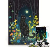 Puzzle per ragazzi da 1000 pezzi "Il gatto in un sogno", gioco educativo, divertente antistress, ottimo regalo per gli appassionati di videogiochi 38x52cm