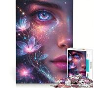 Puzzle per ragazzi da 1000 pezzi Il giardino dentro il cosmo antistress rilassante per la mente compleanni e altre occasioni 50x75cm