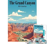 Puzzle per ragazzi da 1000 pezzi Il Grand Canyon Gioco educativo sfida giocattolo idee regalo gara di velocità manuale (dimensioni 38x26cm)