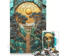 Puzzle per ragazzi da 1000 pezzi "Il guardiano di Inari Kintsugi", antistress, di difficoltà elevata, adatto come decorazione da scrivania 38x26cm