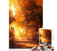 Puzzle per ragazzi da 1000 pezzi: Il Lungo Sentiero Gioco Educativo Corsa di Velocità Giocattoli Fai da Te con Poster Abbinato e Foglio di Curiosità (50X75CM)