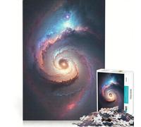 Puzzle per ragazzi da 1000 pezzi: Il nucleo della galassia della Via Lattea giochi rilassanti attività per famiglie con poster e foglio di curiosità abbinati 50x75cm