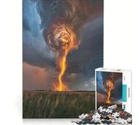 Puzzle per ragazzi da 1000 pezzi "Il potere della tempesta" gioco educativo difficile collezione d'artista belle arti 38x52cm