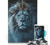 Puzzle per ragazzi da 1000 pezzi Il Re della Giungla gioco rompicapo impegnativo da completare ideale come regalo per tutta la famiglia 50x75cm