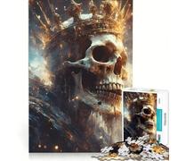 Puzzle per ragazzi da 1000 pezzi "Il Re dell'Aldilà" decorazione da parete difficile e stimolante regalo di gioco impegnativo 38x26cm