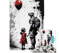 Puzzle per ragazzi da 1000 pezzi "Il rosso non è sangue" gioco educativo giocattolo intellettuale ottimo regalo per gli appassionati di giochi un'opera d'arte (dimensioni 38x26cm)