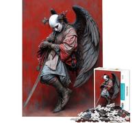 Puzzle per ragazzi da 1000 pezzi "Il Samurai Alato Caduto" - Un esercizio per la mente divertimento per tutta la famiglia giocattolo fai-da-te per ragazzi dai 14 anni in su (38x26cm)