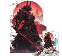 Puzzle per ragazzi da 1000 pezzi Il Samurai delle Tenebre Divertimento a casa decorazione murale giochi educativi adatti a persone dai 14 anni in su (38x52cm)