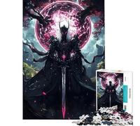 Puzzle per ragazzi da 1000 pezzi Il Signore Samurai Oscuro Attività divertenti da fare in casa Decorazione perfetta Gioco rompicapo per ragazzi dai 14 anni in su 50x75cm