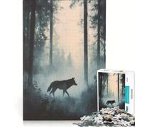 Puzzle per ragazzi da 1000 pezzi "Il viandante nel crepuscolo" gioco rompicapo impegnativo da completare regalo per amici e familiari 38x52cm