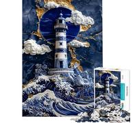 Puzzle per ragazzi da 1000 pezzi in porcellana tema "Speranza in mare" puzzle per adulti gioco rompicapo taglio di precisione regalo di Natale e compleanno (dimensioni 38x26cm)