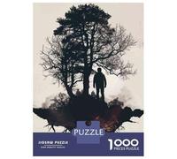 Puzzle Per Ragazzi Da 1000 Pezzi Island of Trees A Man's Journey Puzzle Per Adulti Giochi Per Famiglie Taglio Di Precisione Attività Divertenti A Casa 70x50cm/1000pcs