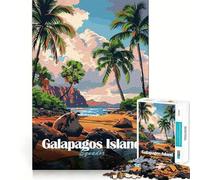 Puzzle per ragazzi da 1000 pezzi,Isole Galapagos,Ecuador,poster di viaggio,gioco stimolante per la mente,divertimento e svago,regalo di Natale (50x75cm)