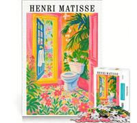 Puzzle per ragazzi da 1000 pezzi ispirato a Henri Matisse con soggetto per il bagno Gioco educativo migliora la memoria ideale come regalo di compleanno 38x52cm