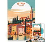 Puzzle per ragazzi da 1000 pezzi, Istria, Croazia, giochi rilassanti, decorazione per la casa, adatto per la scrivania 38x26cm