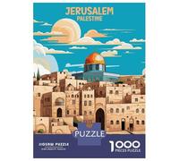 Puzzle Per Ragazzi Da 1000 Pezzi Jerusalem Palestine Design Puzzle Giocattolo Decorazione Da Parete Corsa Di Velocità Manuale Offerta Come Regalo Per Tutta La Famiglia 52x38cm/1000pcs