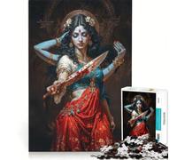 Puzzle per ragazzi da 1000 pezzi: Kali del Velo d'Oro gioco educativo migliora la memoria con poster abbinato e foglio di curiosità 38x26cm