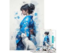 Puzzle per ragazzi da 1000 pezzi kimono difficile e stimolante analisi e logica giocattolo decorativo per la casa adatto a ragazzi dai 14 anni in su (38x26cm)