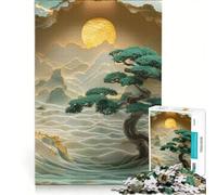 Puzzle per ragazzi da 1000 pezzi Kintsugi Sol Levante giocattolo antistress sfida impegnativa rafforza l'amore tra le coppie 50x75cm