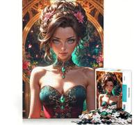 Puzzle per ragazzi da 1000 pezzi "La Bella e la Bestia" antistress difficile adatto come decorazione da scrivania 50x75cm