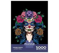 Puzzle Per Ragazzi Da 1000 Pezzi La Catrina Los Muertos Day Puzzle Per Ragazzi Gioco Pratico Sfida Difficile Regali Unici Per Compleanno E Natale 52x38cm/1000pcs