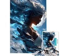 Puzzle per ragazzi da 1000 pezzi "La Dea del Vento" gioco pratico e stimolante ideale come regalo con taglio di precisione (dimensioni 38x52cm)