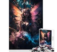 Puzzle per ragazzi da 1000 pezzi la fata digitale gioco impossibile ideale per le vacanze a casa giocattolo educativo sfida educativa (38x52cm)