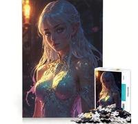 Puzzle per ragazzi da 1000 pezzi "La figlia degli inferi", gioco impossibile, divertente antistress, ideale come regalo 38x52cm