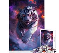 Puzzle per ragazzi da 1000 pezzi La furia della tigre galattica Gioco educativo sfida impegnativa giocattolo educativo per l'interazione genitore-figlio (38x52cm)