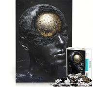 Puzzle per ragazzi da 1000 pezzi "La luna è dentro la testa" giochi rilassanti attività per famiglie con poster abbinato e foglio di curiosità 50x75cm