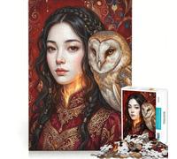 Puzzle per ragazzi da 1000 pezzi: La Regina del Fuoco Magica giocattolo educativo per divertimento in famiglia per rafforzare l'amore tra le coppie 38x52cm