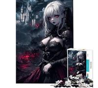 Puzzle per ragazzi da 1000 pezzi "La Regina della Notte della Morte" gioco per famiglie giocattolo avvincente per coltivare la pazienza ottimo regalo per chi ama giocare e migliorare la memoria