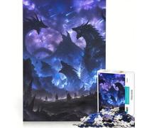 Puzzle per ragazzi da 1000 pezzi La Resurrezione dei Draghi, gioco interattivo, difficile e stimolante, cerca un gioco impegnativo 50x75cm