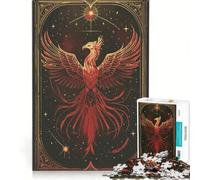 Puzzle per ragazzi da 1000 pezzi "La rinascita della fenice" giochi per famiglie decorazione perfetta collezione d'artista belle arti 38x52cm
