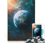 Puzzle per ragazzi da 1000 pezzi, La Terra meravigliosa, giochi rilassanti, attività per famiglie, con poster abbinato e foglio di curiosità 38x26cm