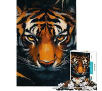 Puzzle per ragazzi da 1000 pezzi "La Tigre Silenziosa" Puzzle per adulti Gioco rompicapo Migliora la memoria Riduce lo stress Regalo (Dimensioni 38x26cm)