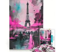 Puzzle per ragazzi da 1000 pezzi: La Torre Eiffel a Parigi gioco rompicapo impegnativo da completare ideale come regalo per tutta la famiglia 50x75cm