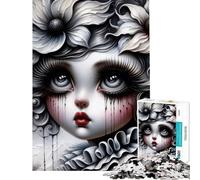 Puzzle per ragazzi da 1000 pezzi "Lacrime di porcellana" gioco impossibile giocattolo avvincente per coltivare la pazienza regalo di compleanno divertente e spiritoso (dimensioni 38x52cm)