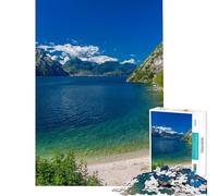 Puzzle per ragazzi da 1000 pezzi Lago di Garda Malcesine gioco per adulti puzzle per famiglie difficile compleanno e Natale (dimensioni 50x75cm)