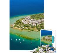 Puzzle per ragazzi da 1000 pezzi Lago di Garda Sirmione Puzzle per adulti Gioco pratico Sfida difficile Offerta Regalo per tutta la famiglia (Dimensioni 38x52cm)