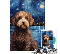 Puzzle per ragazzi da 1000 pezzi Lagotto Romagnolo Aiuta a stimolare la mente Esercizio antistress Gioco rompicapo per ragazzi dai 14 anni in su (38x26cm)