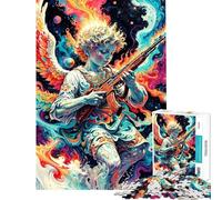Puzzle per ragazzi da 1000 pezzi "L'angelo della guerra" taglio di precisione difficile e stimolante gioco per famiglie 38x52cm
